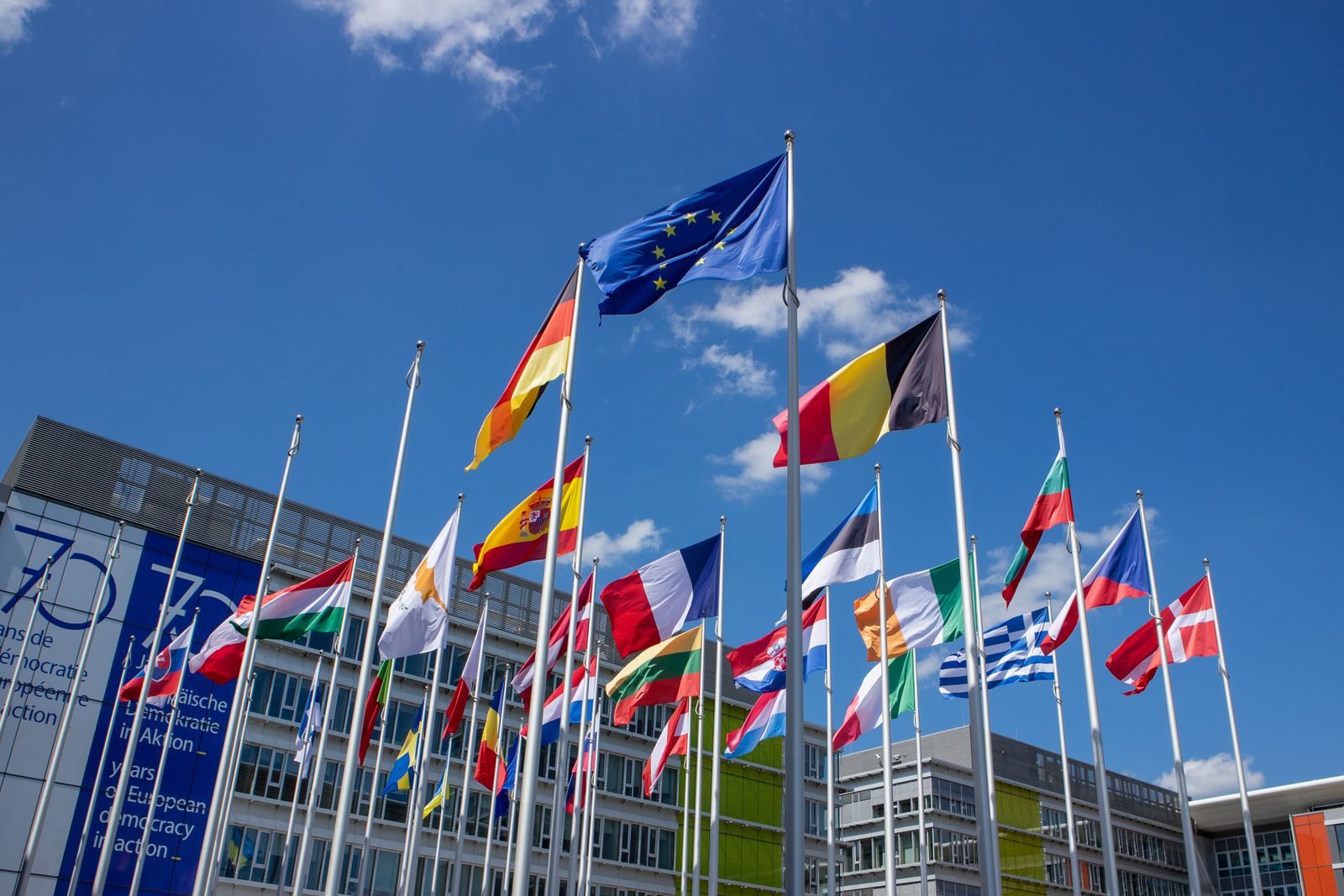 Banderas de los países de la Unión Europea